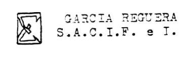 GARCIA REGUERA S.A.C.I.F. E I.