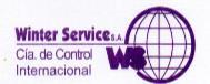 WINTER SERVICE S.A. CIA. DE CONTROL INTERNACIONAL WS