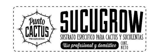 PUNTO SUSTRATO SUCUGROW SUSTRATO ESPECIFICO PARA CACTUS Y SUCULENTAS USO PROFESIONAL Y DOMESTICO CONT. NETO