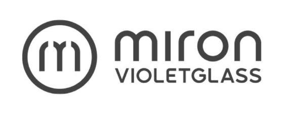 M MIRON VIOLETGLASS