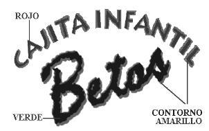 CAJITA INFANTIL BETOS