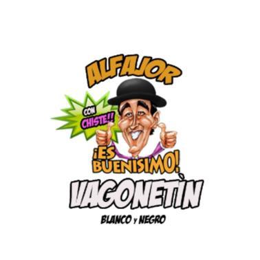 ALFAJOR CON CHISTE!! ¡ES BUENISIMO! VAGONETÍN BLANCO Y NEGRO