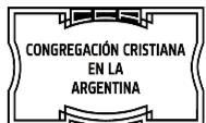 CONGREGACION CRISTIANA EN LA ARGENTINA