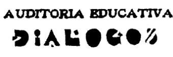 AUDITORIA EDUCATIVA DIALOGOS