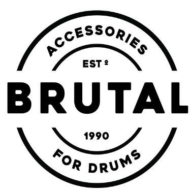BRUTAL ACCESORIES EST° 1990 FOR DRUMS