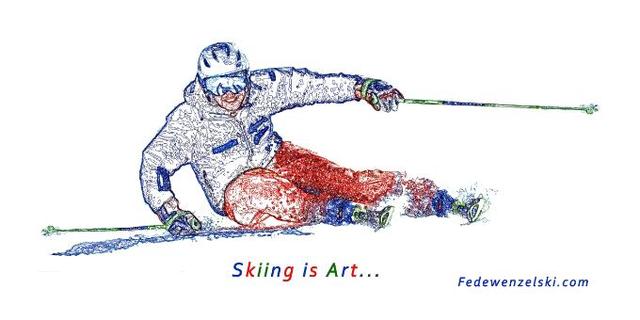 SKIING IS ART - FEDEWENZELSKI.COM