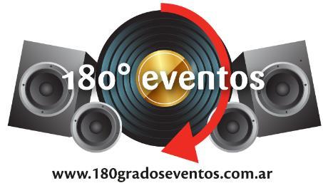 180° EVENTOS WWW.180GRADOSEVENTOS.COM.AR