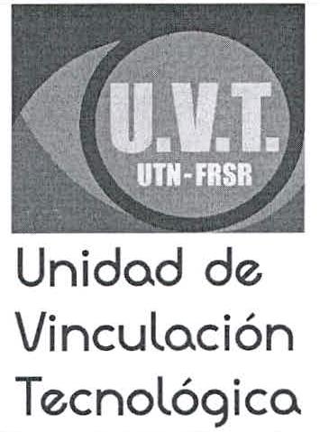 U.V.T. UTN-FRSR UNIDAD DE VINCULACIÓN TECNOLÓGICA