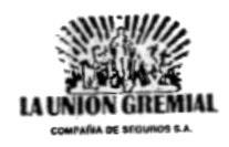 LA UNION GREMIAL COMPAÑIA DE SEGUROS S.A.