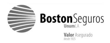 BOSTON SEGUROS UNUMLA VALOR ASEGURADO DESDE 1925