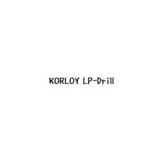 KORLOY LP-DRILL