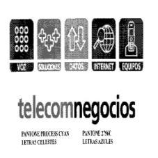 VOZ SOLUCIONES DATOS INTERNET EQUIPOS TELECOMNEGOCIOS