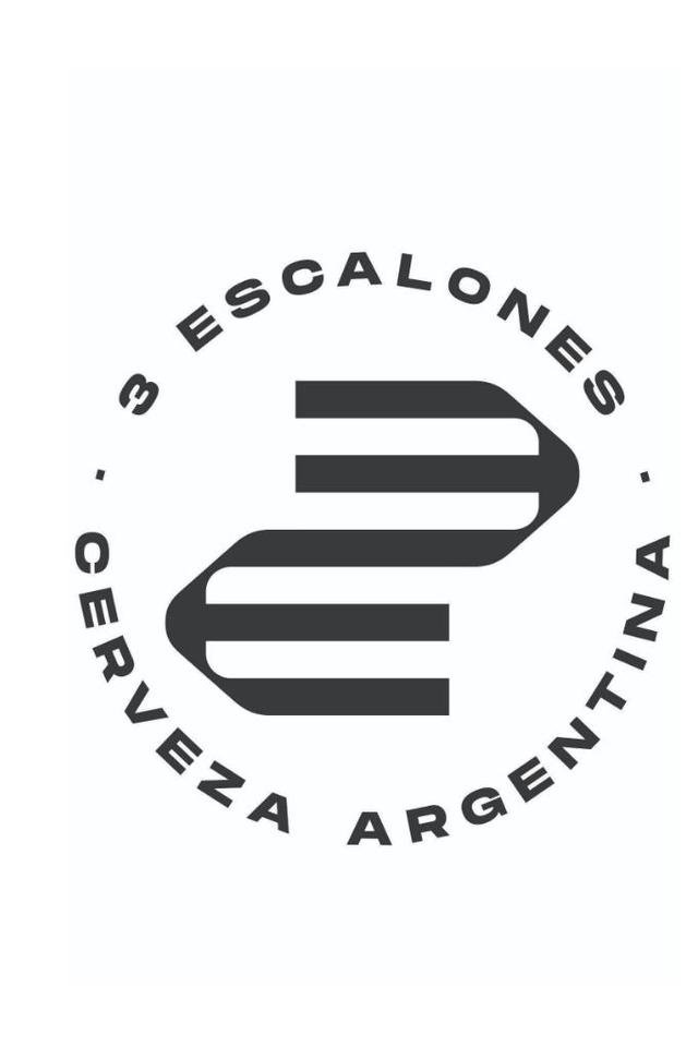 TRES ESCALONES 3E CERVEZA ARGENTINA